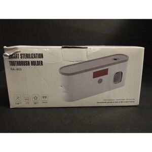 NEW Wall Mount Smart Sterilization Toothbrush Holder Toothpaste Dispenser